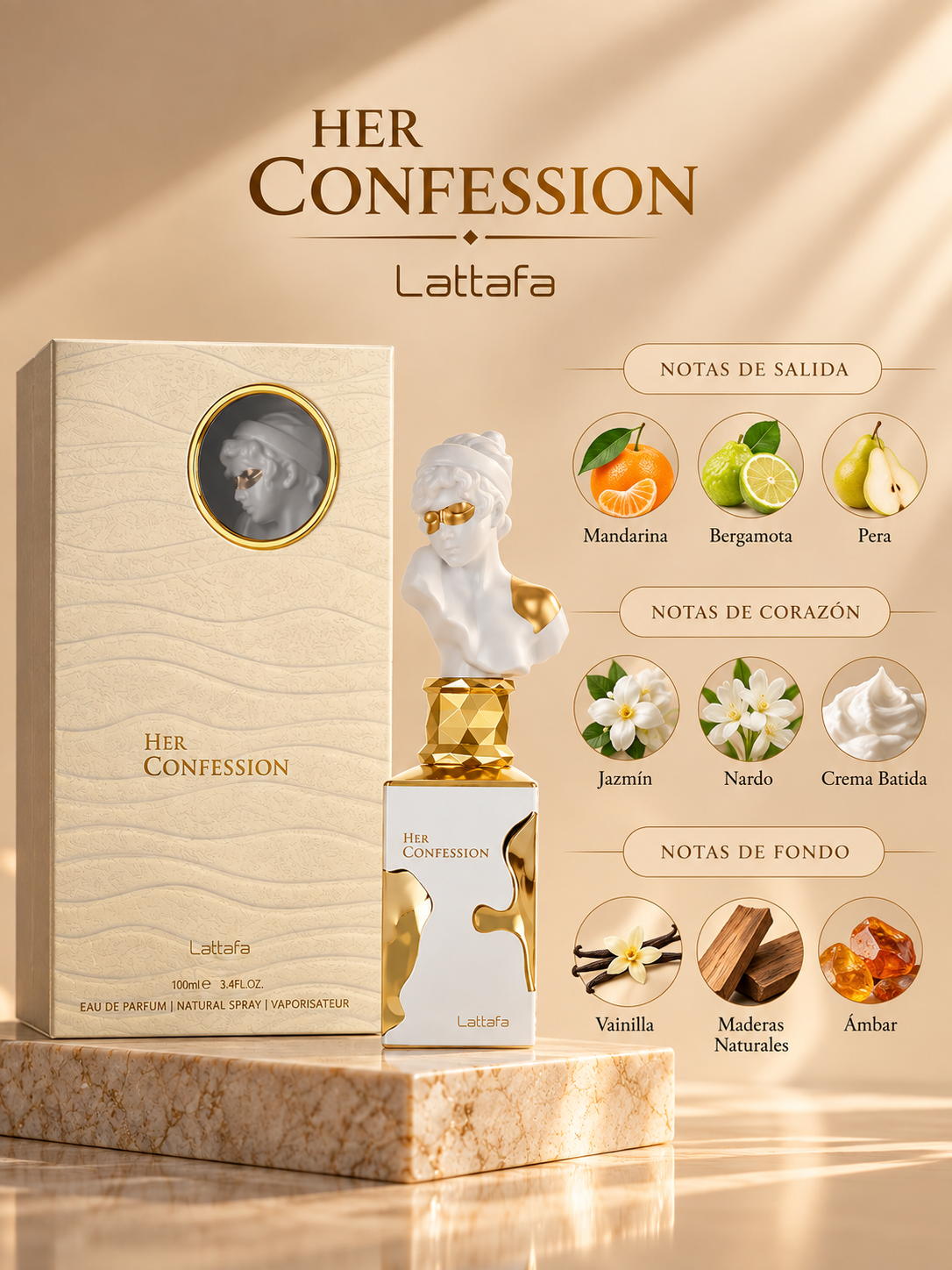 Lattafa Her Confession Eau De Parfum 100ml